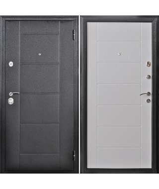 Входная дверь «Квадро-2» (Беленый дуб)