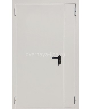 Дверь стальная противопожарная двупольная ДПМ-02(EI-30 EI-60) RAL 7035